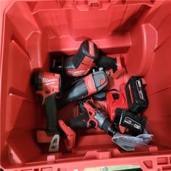 CALIFORNIA AS-IS MILWAUKEE M18 4-TOOL PACKOUT KIT