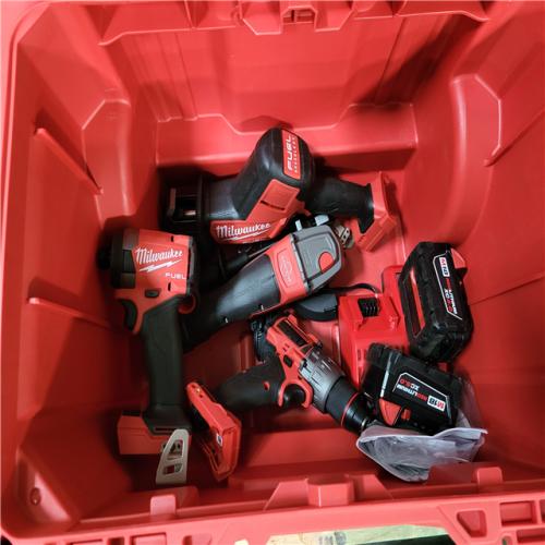 CALIFORNIA AS-IS MILWAUKEE M18 4-TOOL PACKOUT KIT