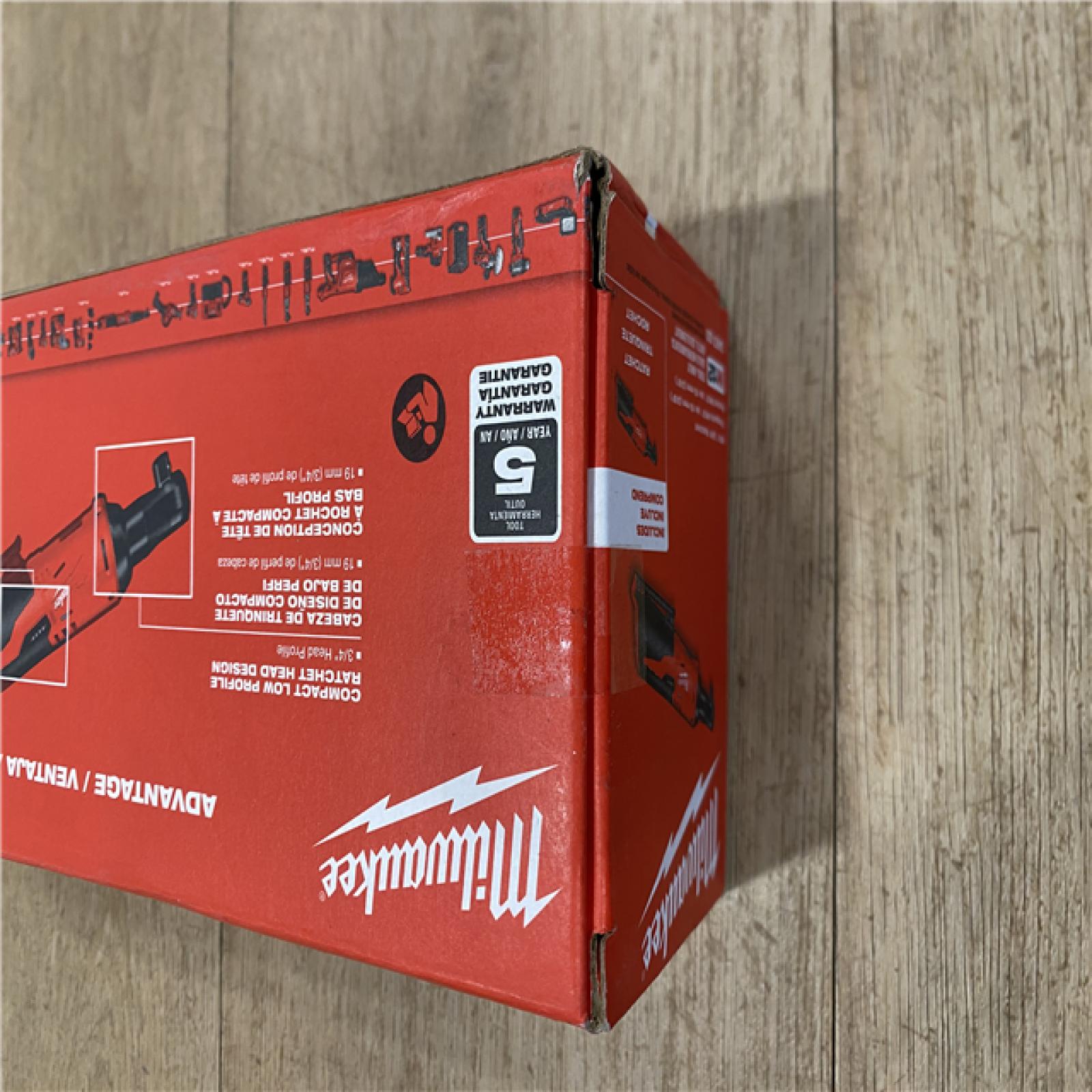 NEW! Milwaukee 12V Lithium-Ion Cordless 3/8 in. Ratchet (Tool-Only)