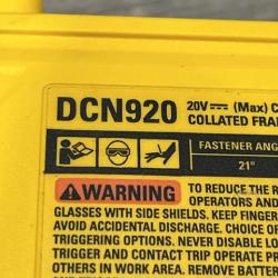 AS-IS DEWALT 20-Volt 21° Cordless Framing Nailer (Tool-Only)