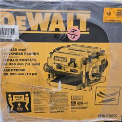 NEW- DEWALT 13 2 Speed 3-Knife Thickness Planer