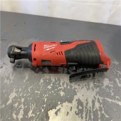 AS-IS - MILWAUKEE M12 12V Lithium-Ion Cordless 3/8 in. Ratchet