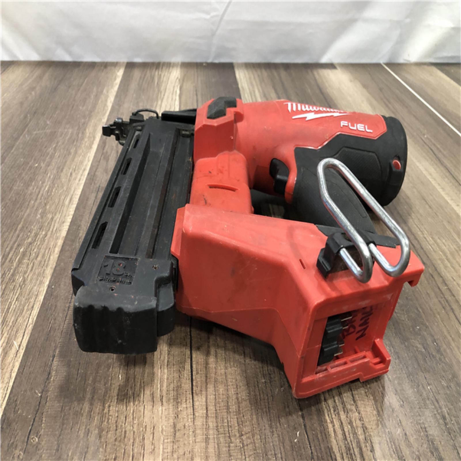 AS-IS Milwaukee FUEL 18-Volt Lithium-Ion Brushless Cordless Gen II 18-Gauge Brad Nailer (Tool-Only)