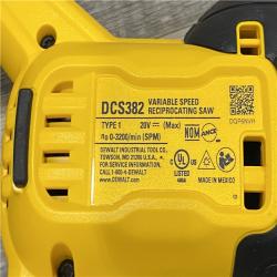 AS-IS DEWALT 20V MAX XR Cordless Brushless Reciprocating Saw (Tool Only)