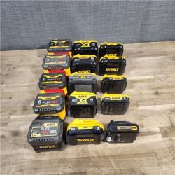 HOUSTON LOCATION - AS-IS DEWALT BATTERY PACK QTY - 15