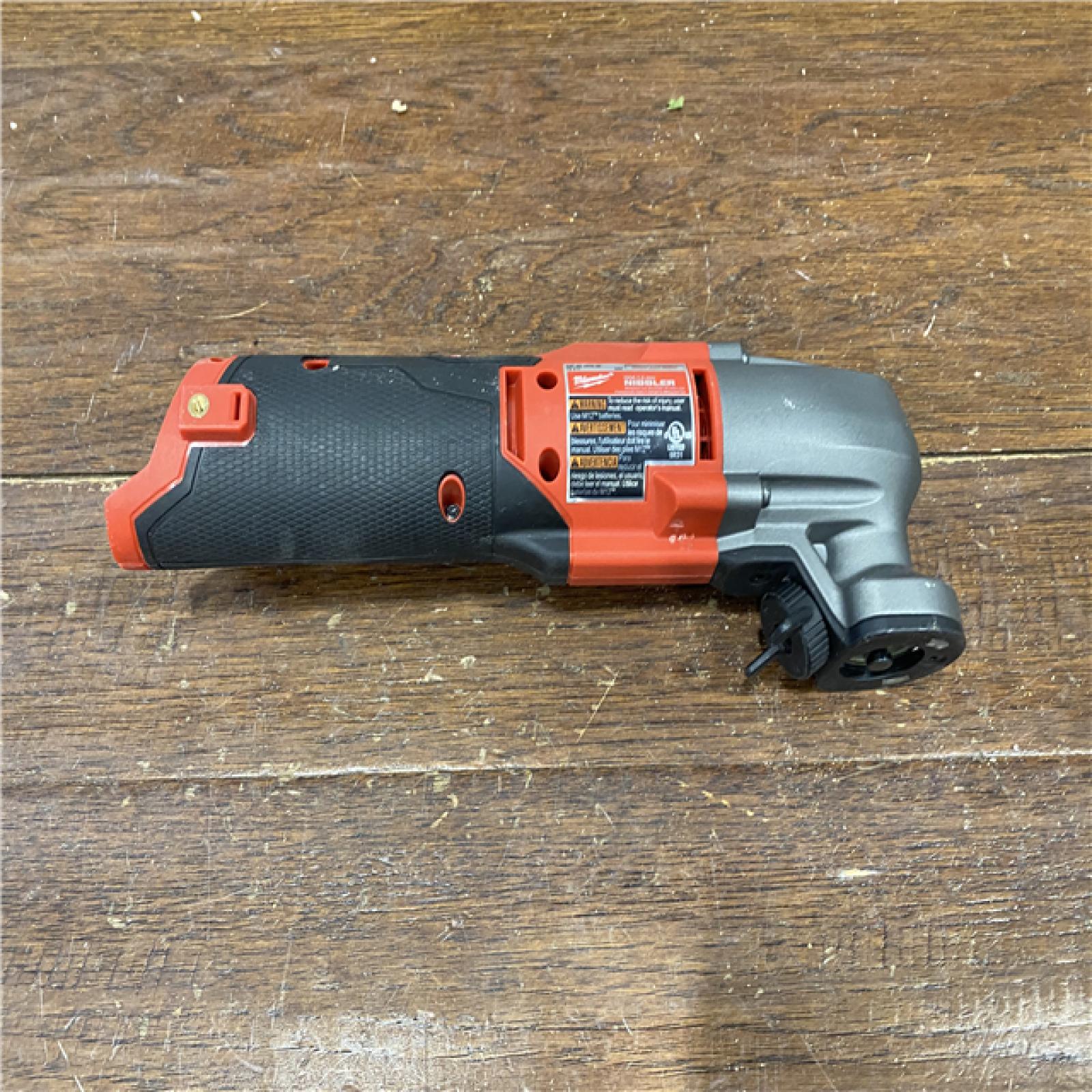 AS-IS Milwaukee M12 FUEL Brushless Cordless 16 Gauge Variable Speed Nibbler (Tool Only)
