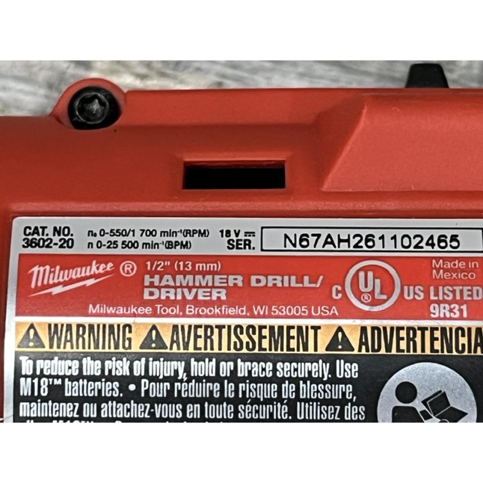 AS-IS Milwaukee 18-Volt Lithium-Ion Brushless Cordless (4-Tool) Combo Kit