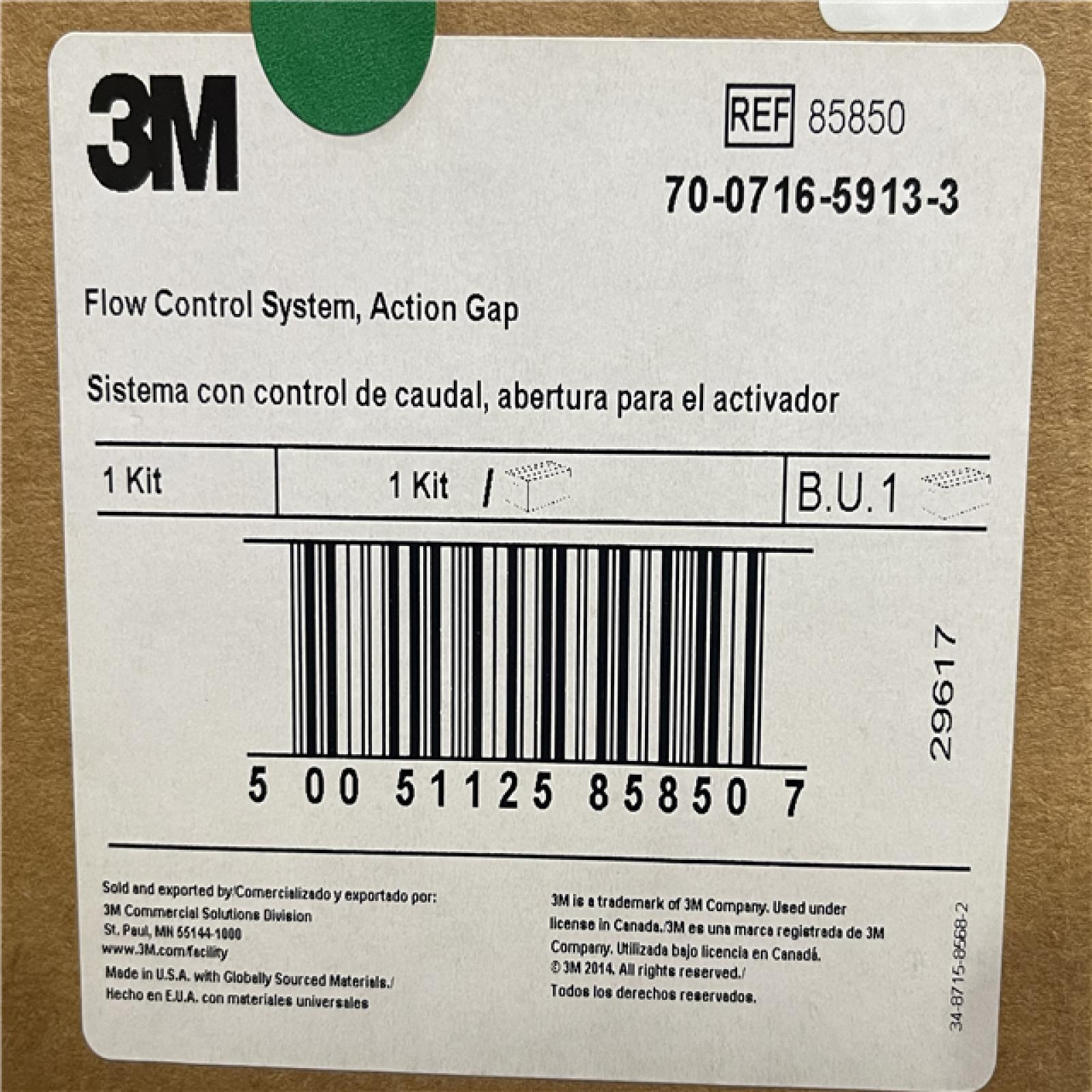 NEW! - 3M™ Flow Control System Action Gap Chemical Dispenser  Green