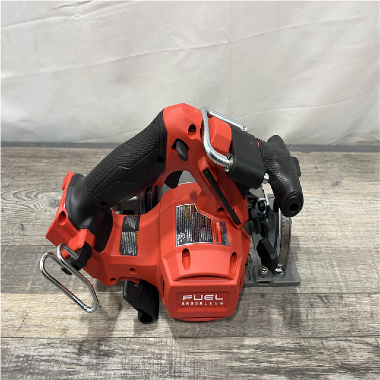 AS-IS Milwaukee FUEL 18V Lithium-Ion Brushless Cordless 6-1/2 in. Circular Saw (Tool-Only)