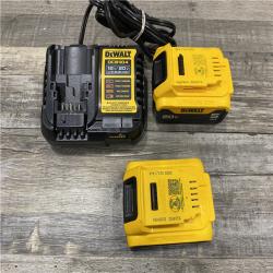 AS-IS DEWALT 20V MAX Lithium-Ion Battery Kit with 5.0Ah and 2.0Ah Battery and Charger