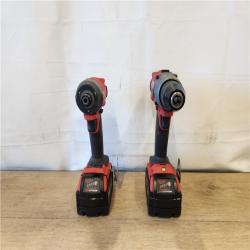 AS-IS- Milwaukee FUEL 18V Lithium-Ion Brushless Cordless Hammer Drill and Impact Driver Combo Kit