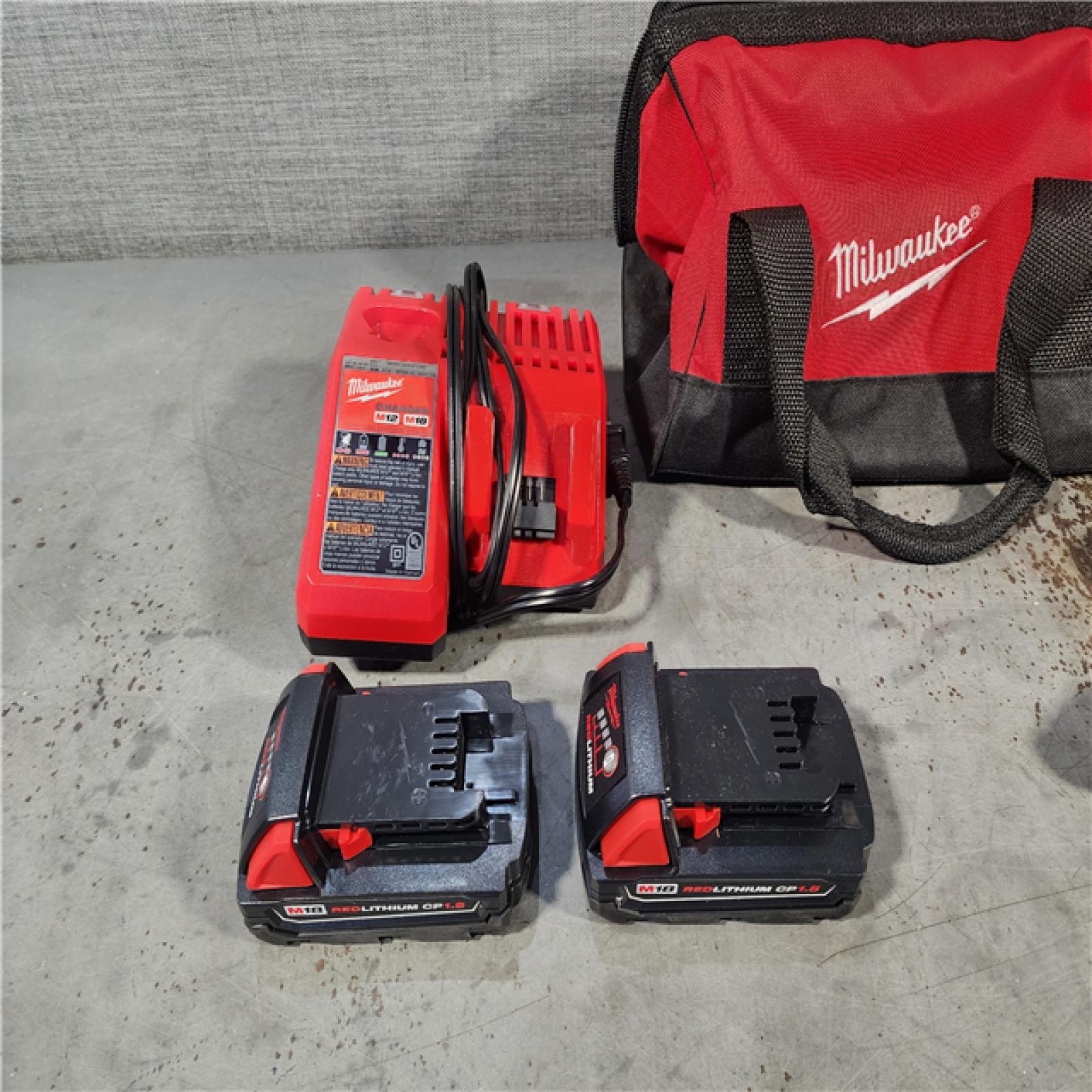 HOUSTON LOCATION - AS-IS Milwaukee M18 18V Cordless Brushed 2 Tool Drill/Driver and Impact Driver Kit