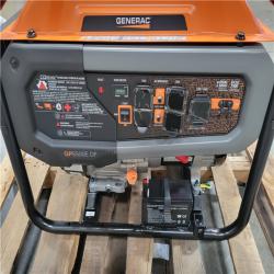 CALIFORNIA AS-IS NEW GENERAC 8,125/6500-WATT ELECTRIC START DUAL FUEL PORTABLE GENERATOR W/ COSENSE