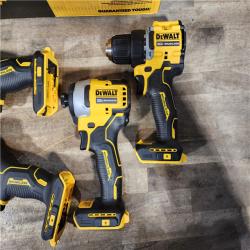 HOUSTON LOCATION - AS-IS DEWALT ATOMIC 20-Volt Lithium-Ion Cordless Brushless Combo Kit (4-Tool)
