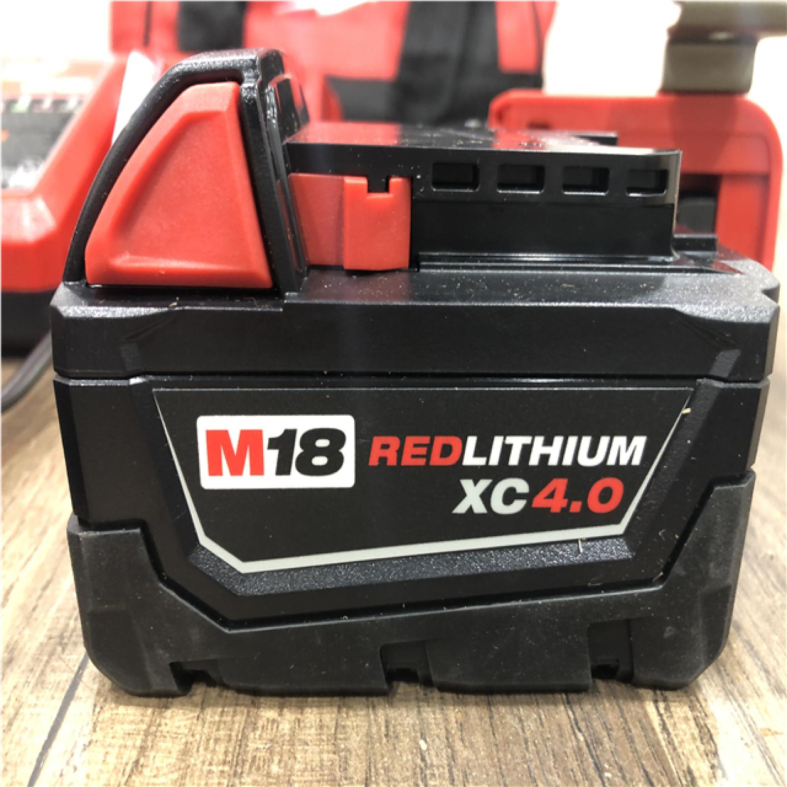 AS-IS Milwaukee 18V Lithium-Ion Brushless Cordless 1/2 in. Compact Hammer Drill/Driver Kit