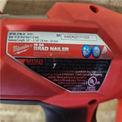 HOUSTON LOCATION - AS-IS Milwaukee FUEL 18-Volt Lithium-Ion Brushless Cordless Gen II 18-Gauge Brad Nailer (Tool-Only)
