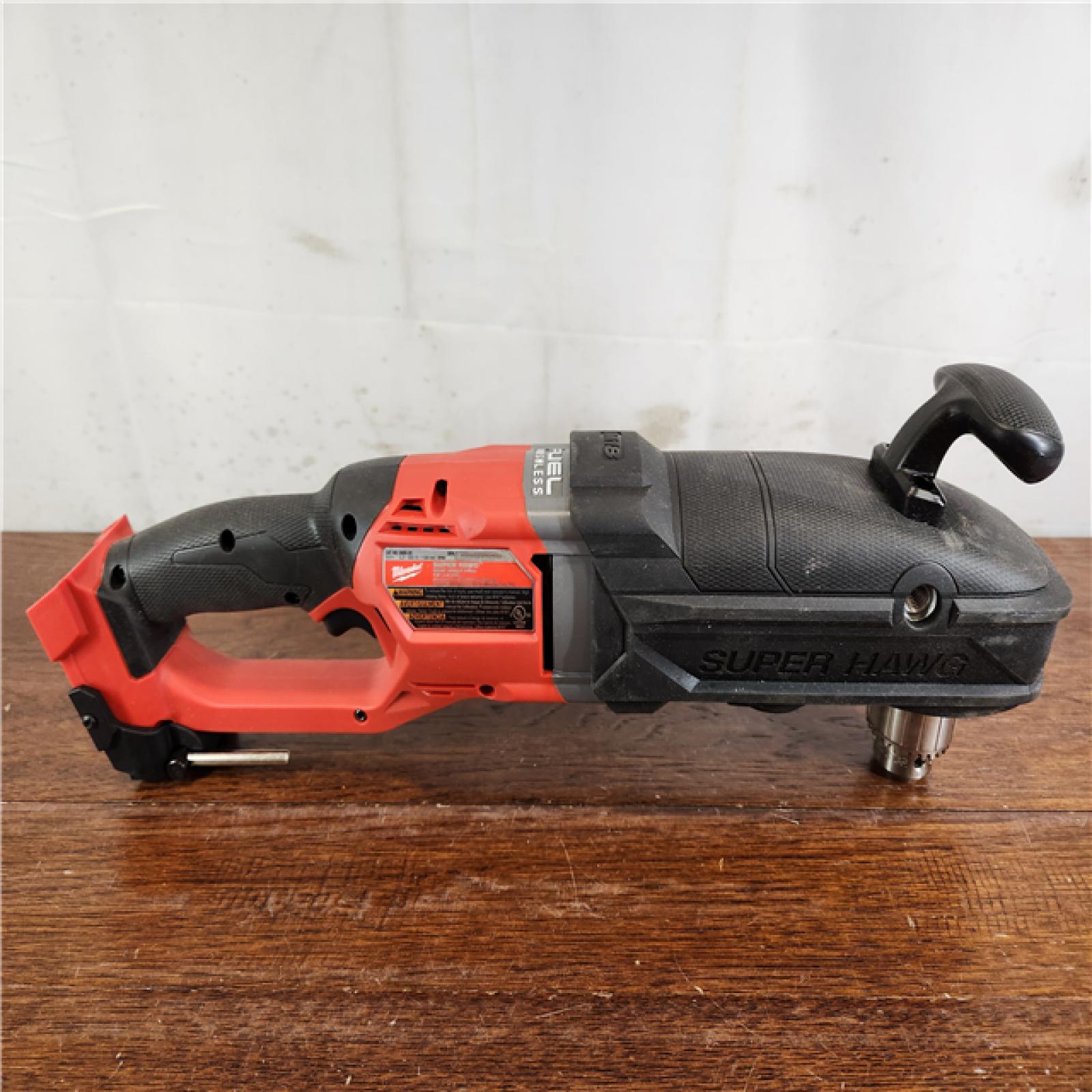 AS-IS Milwaukee M18 FUEL SUPER HAWG Brushless Cordless 1/2 Right Angle Drill (Tool Only)
