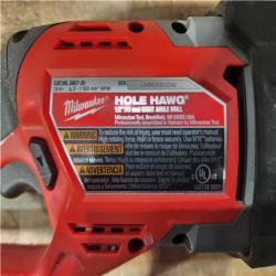 HOUSTON LOCATION - AS - IS Milwaukee FUEL GEN II 18V Lithium-Ion Brushless Cordless 1/2 in. Hole Hawg Right Angle Drill (Tool-Only)