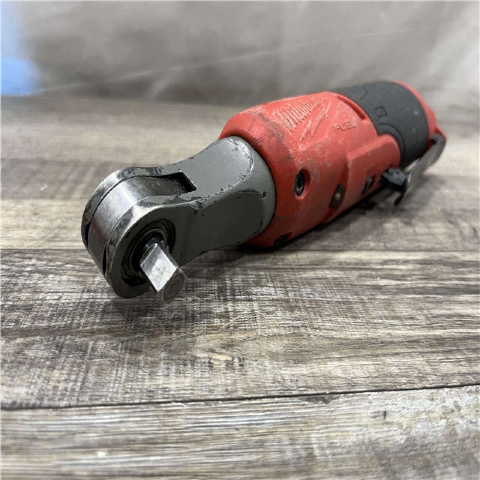AS-IS Milwaukee FUEL 12-Volt Lithium-Ion Brushless Cordless High Speed 3/8 in. Ratchet (Tool-Only)