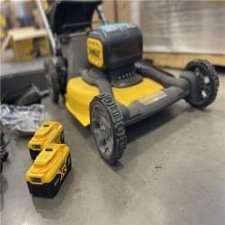 AS-IS - DeWalt 2x20V MAX 21 in. Cordless Battery Powered Self Propelled Lawn Mower Kit