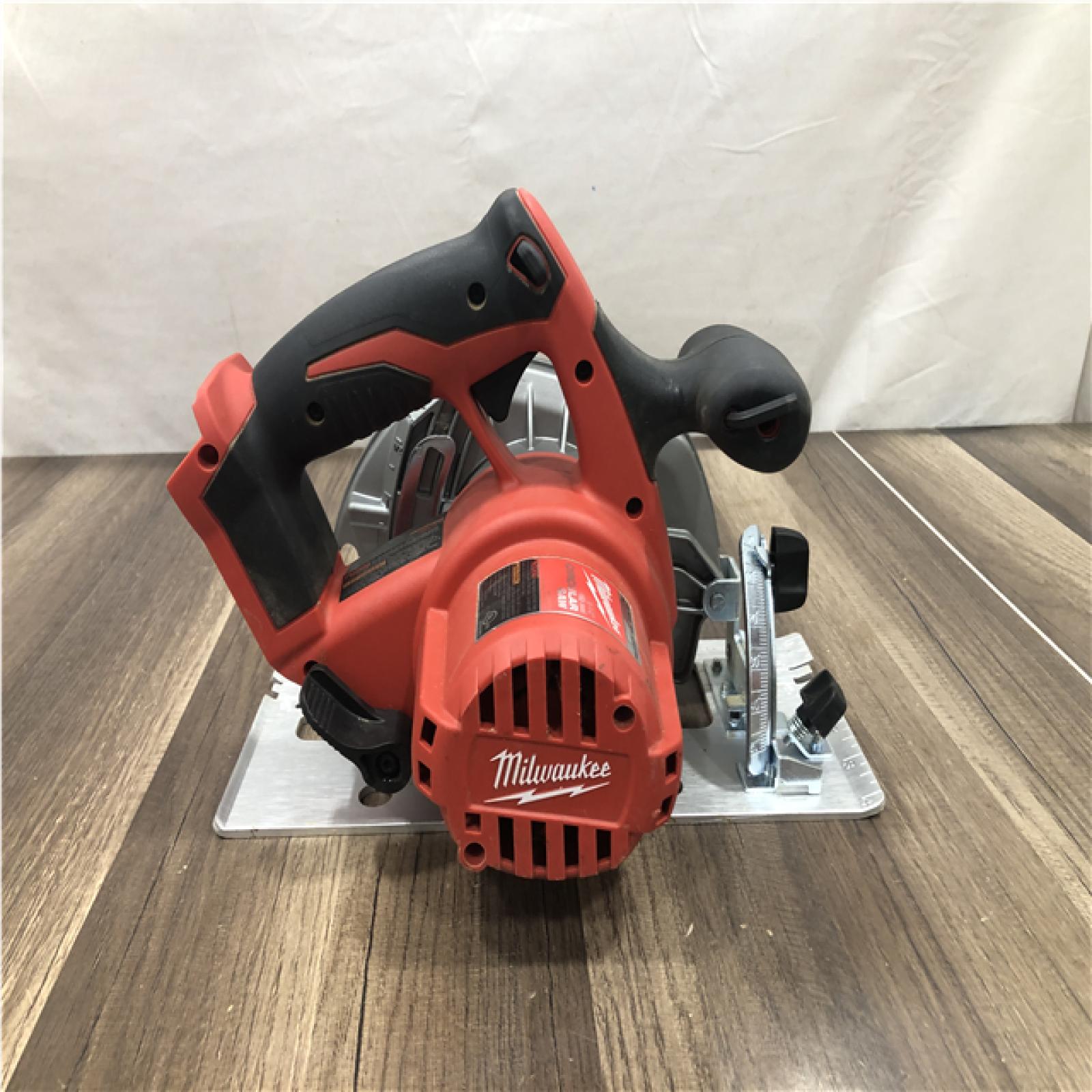 AS-IS Milwaukee 18V Lithium-Ion Cordless 6-1/2 in. Circular Saw (Tool-Only)