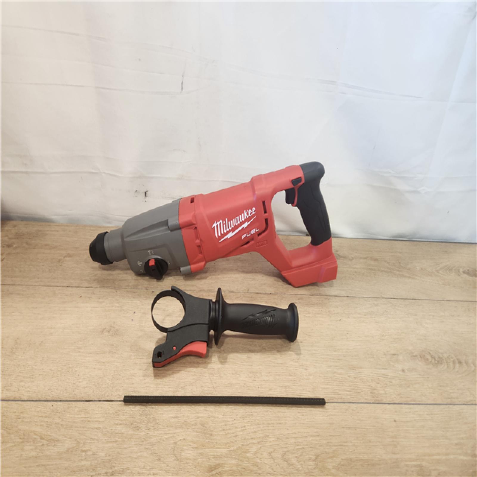 AS-IS- Milwaukee  M18 FUEL 18V Lithium-Ion Brushless Cordless 1 in. SDS-Plus D-Handle Rotary Hammer (Tool-Only)