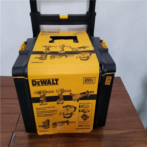 California NEW DeWalt 6-Piece Tool Kit  includes (2) Batteries  Charger & Rolling Tool Box