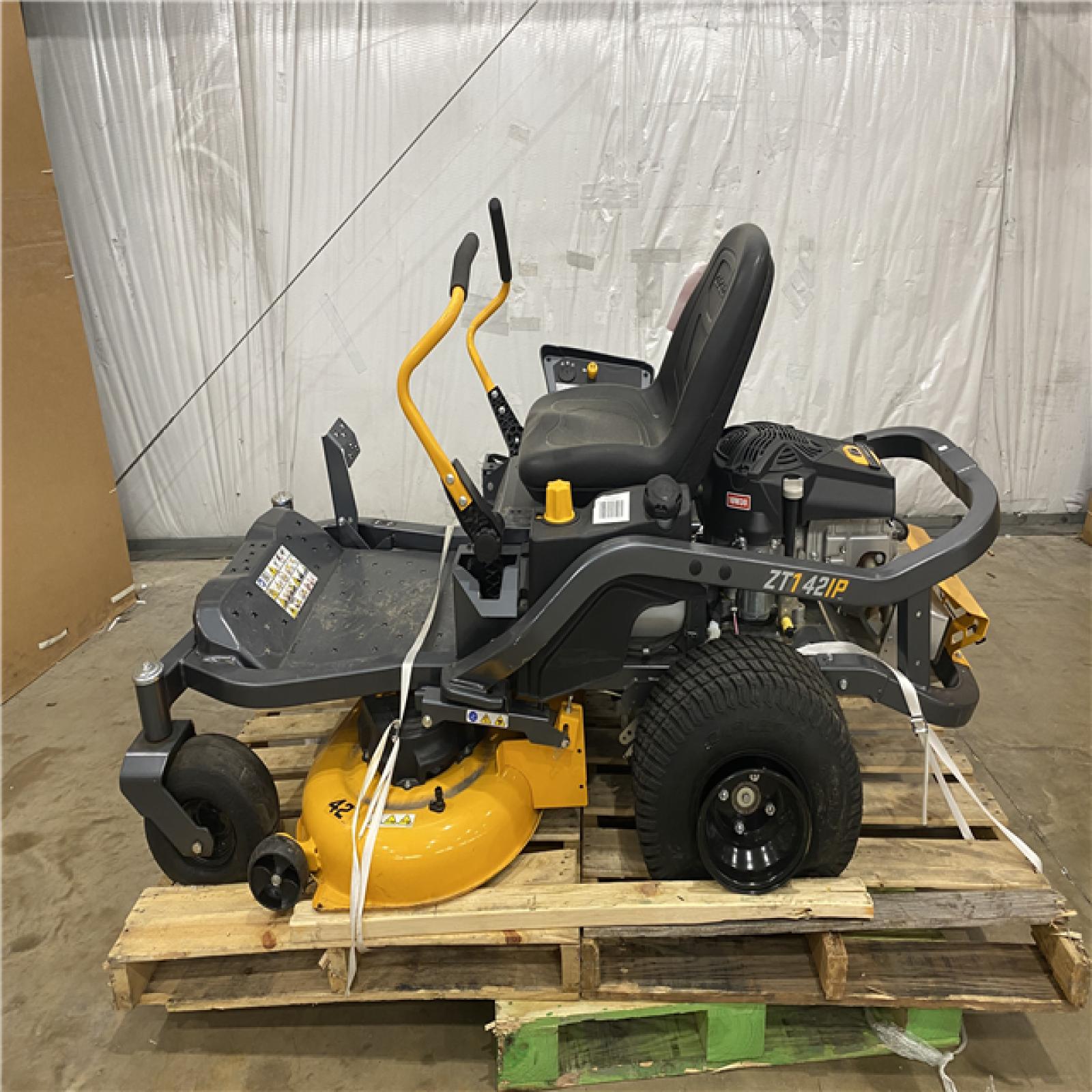 Houston Location - AS-IS Outdoor Power Equipment CUB CADET ZT1 42IP SIT DOWN MOWER