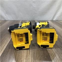AS-IS DEWALT 20V XR Lithium-Ion Cordless 2-Tool Combo Kit