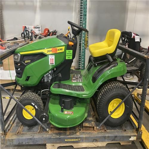Dallas Location - As-Is John Deere S100 Lawn Tractor  42-in.