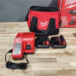 HOUSTON LOCATION - AS-IS Milwaukee  18V Lithium-Ion Cordless Drill Driver/Impact Driver Combo Kit
