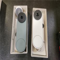 Phoenix AS-IS Google Nest Doorbell (Wired  3rd Gen) - Smart Wi-Fi Video Doorbell Camera (2-Pack)