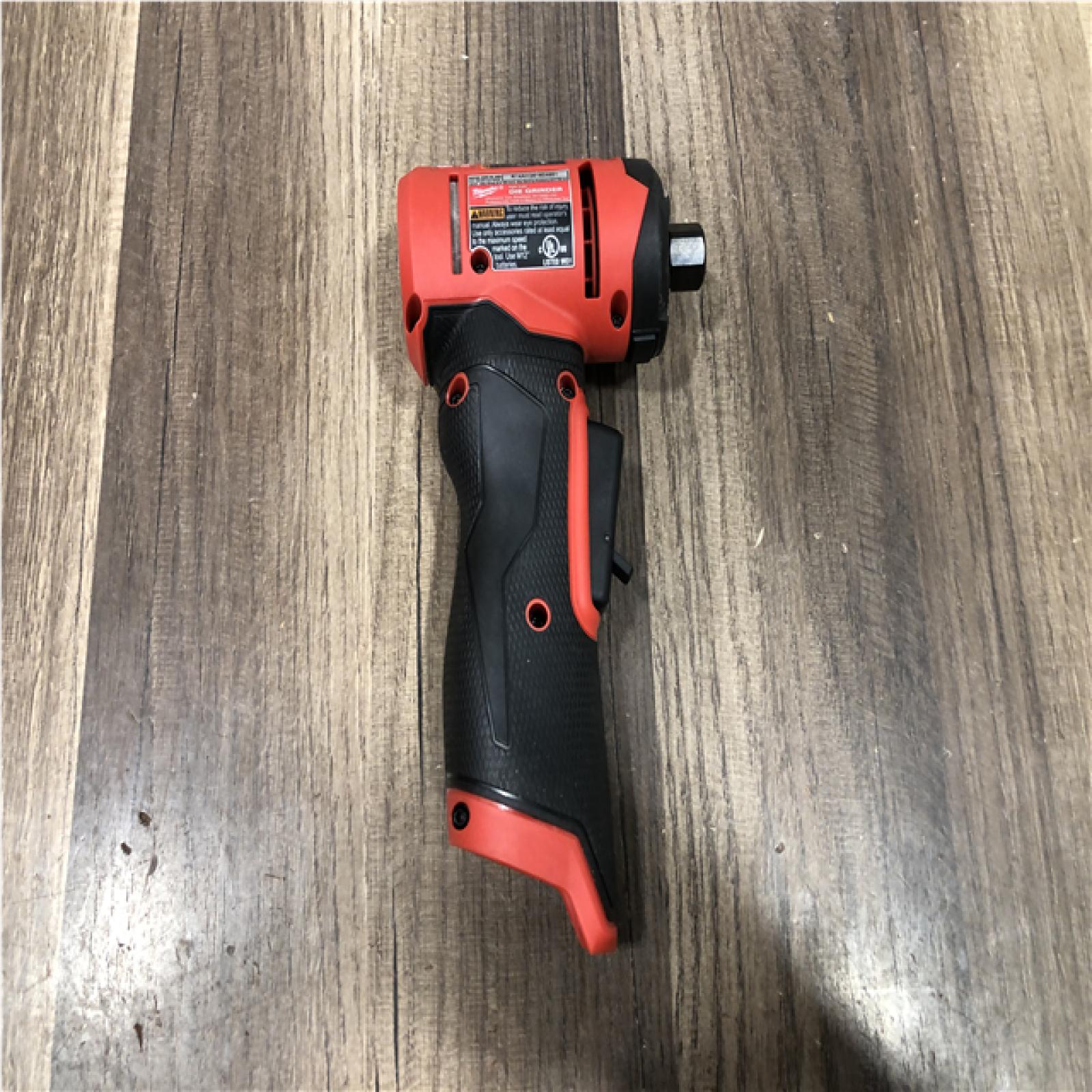 AS-IS Milwaukee FUEL 12V Lithium-Ion Brushless Cordless 1/4 in. Right Angle Die Grinder (Tool-Only)