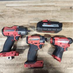 HOUSTON LOCATION - AS-IS Milwaukee Drills QTY 3 / Milwaukee Battery QTY 1