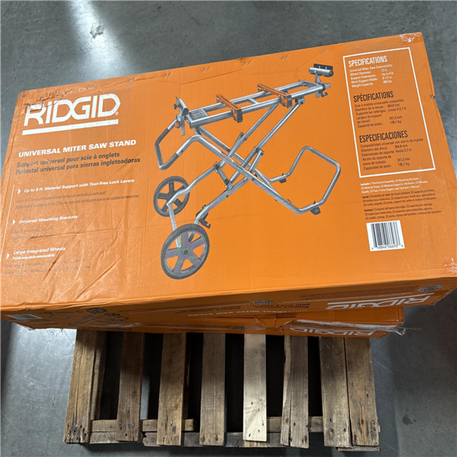 California NEW Ridgid Universal Miter Saw Stand (2 boxes)