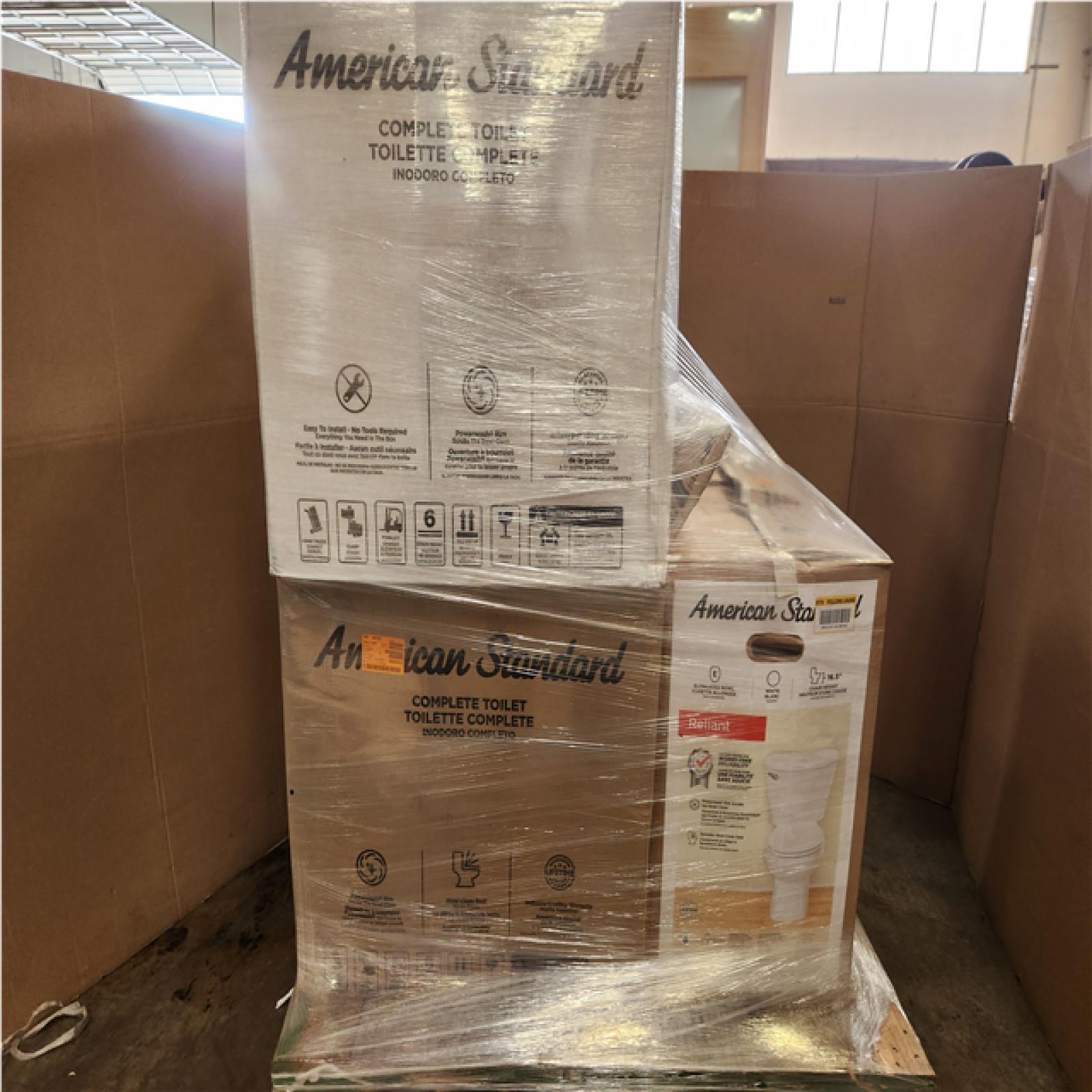 Phoenix AS-IS Mixed American Standard Toilet Pallet (5 Toilets)