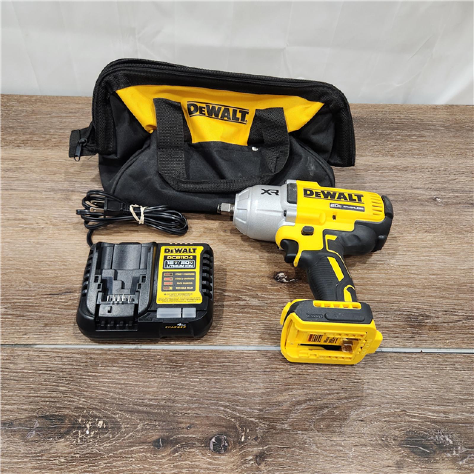 AS-IS DEWALT 20V MAX* XR 1/2 High Torque Impact Wrench with Hog Ring Anvil