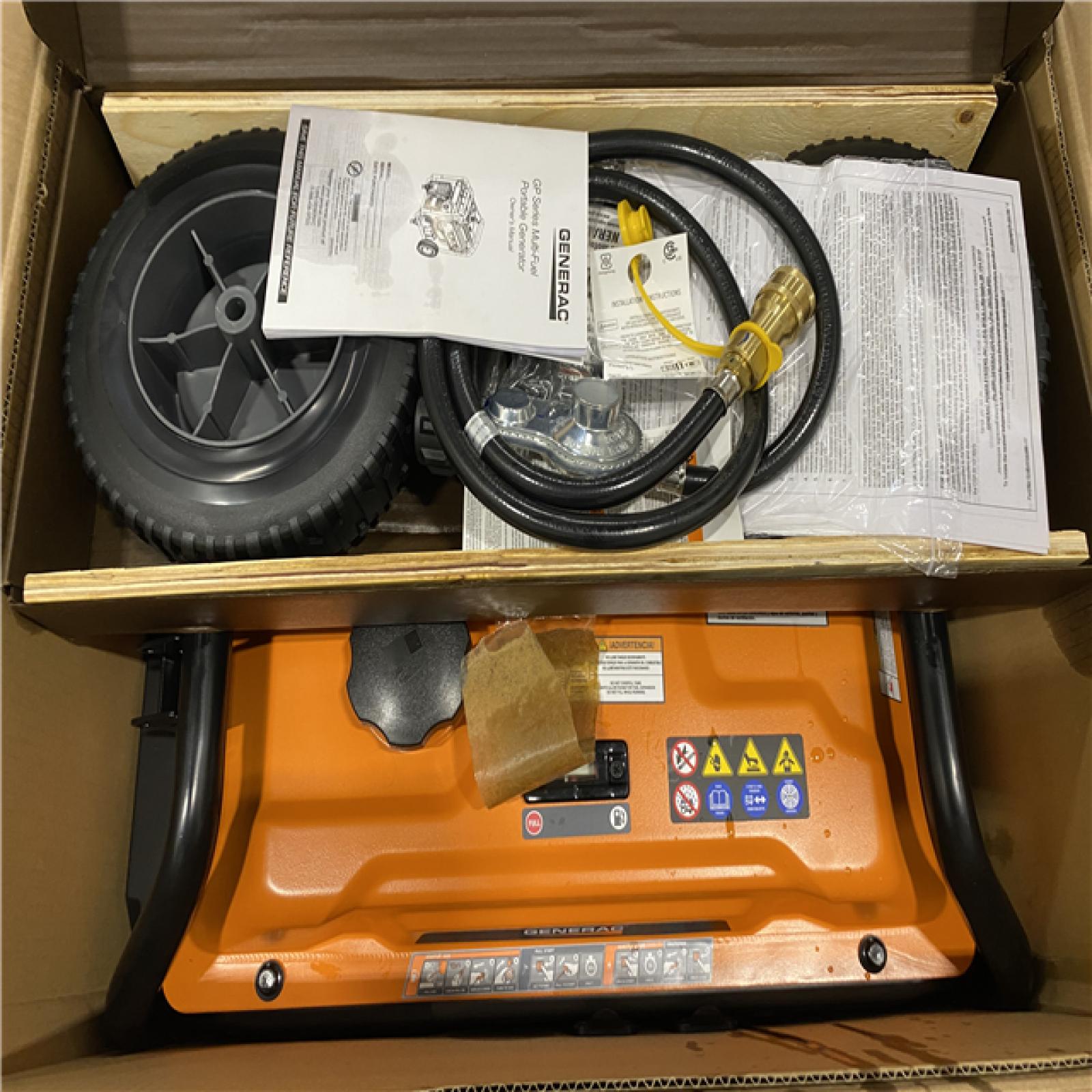 Dallas Location - As-Is Generac 8125/6500-Watt Dual Fuel Portable Generator