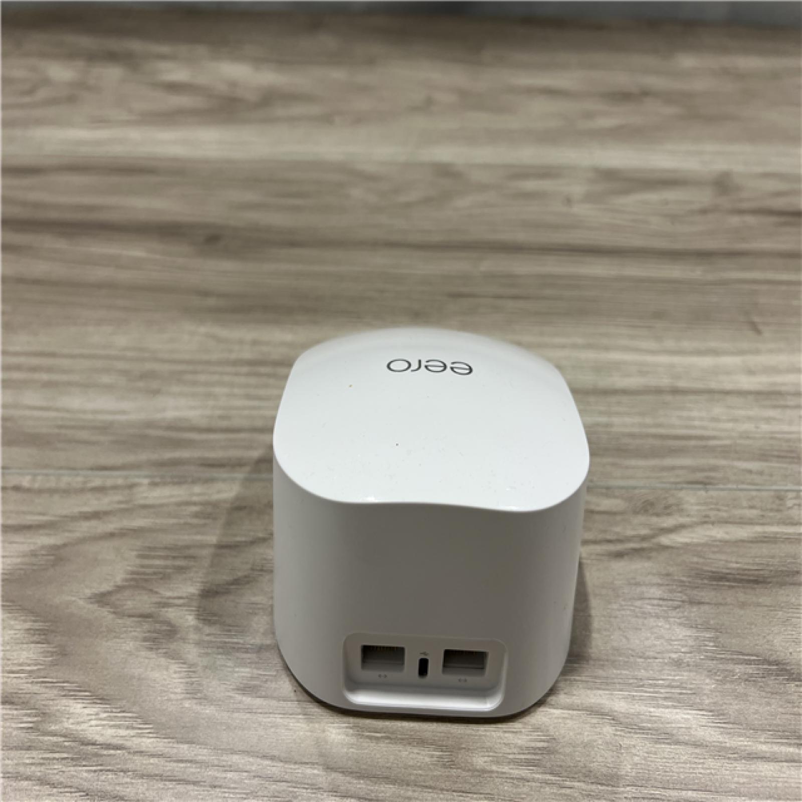 AS-IS EERO 6 Dual-Band Mesh Wi-Fi 6 Router  with Built-in Zigbee Smart Home Hub White