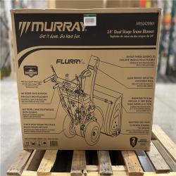 DALLAS LOCATION- NEW!- Murray 24 in. 208cc Self-Propelled 2-Stage Gas Snow Blower with Electric Start