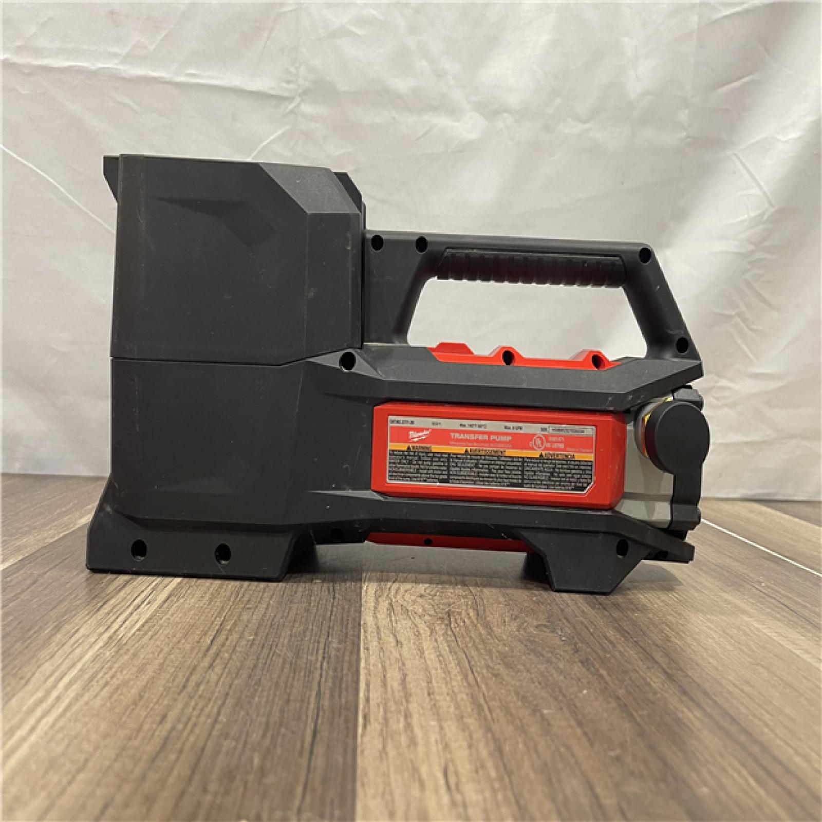 AS-IS  Milwaukee 18V 1/4 HP Lithium-Ion Cordless Transfer Pump (Tool Only)