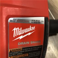 AS-IS Milwaukee M12 12-V Lithium-Ion Cordless Drain Snake Auger kit