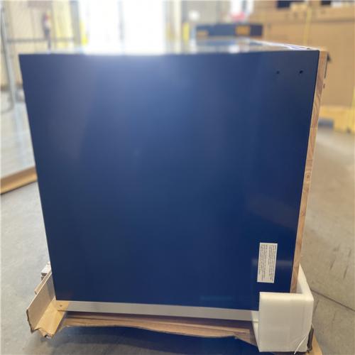 DALLAS LOCATION - Husky 52 in. W x 25 in. D 10-Drawer Mobile Workbench Tool Chest with Solid Wood Work Top in Gloss Blue