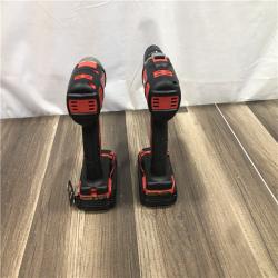 AS-IS Milwaukee 18V Lithium-Ion Cordless Drill Driver/Impact Driver Combo Kit