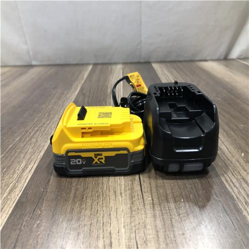 AS-IS DEWALT 20V MAX XR POWERSTACK Lithium-Ion Battery Starter Kit with 1.7Ah Battery and Charger