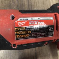 AS-IS Milwaukee FUEL 18V Lithium-Ion Cordless Brushless Oscillating Multi-Tool (Tool-Only)