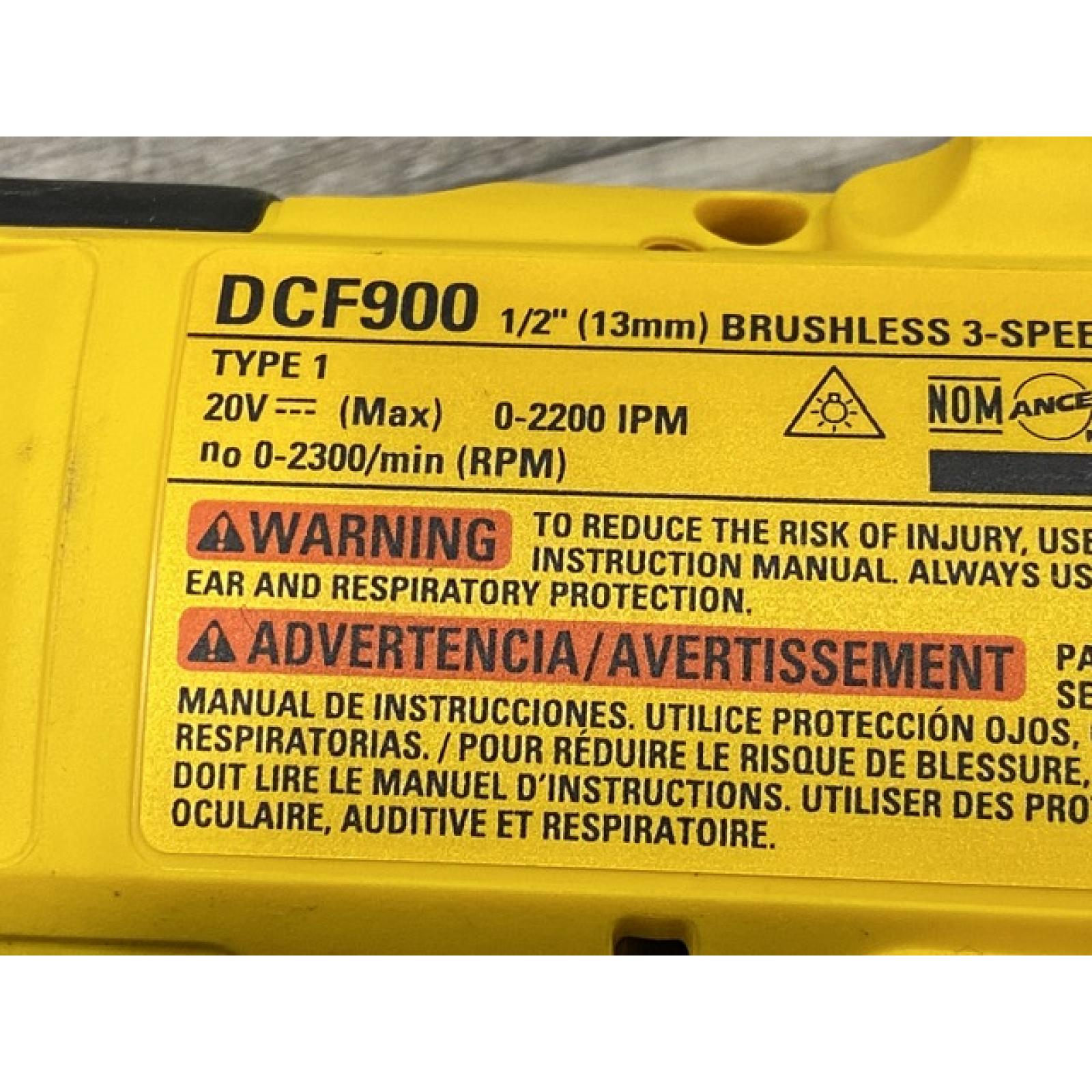 AS-IS DEWALT 20V MAX Cordless 1/2 in. Impact Wrench (Tool Only)