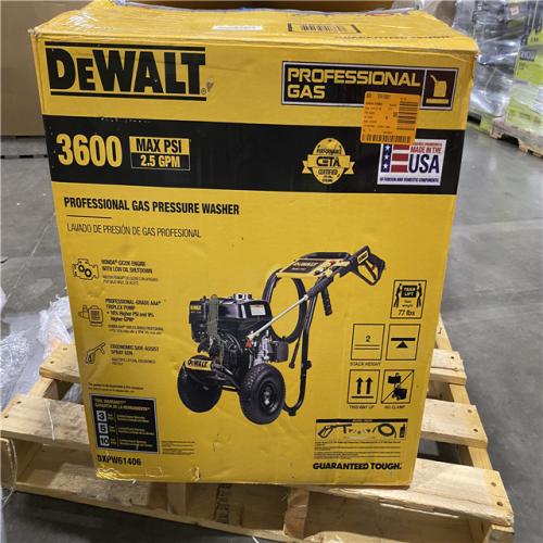 Dallas Location - As-Is DEWALT 3600 PSI 2.5 GPM Gas Pressure Washer