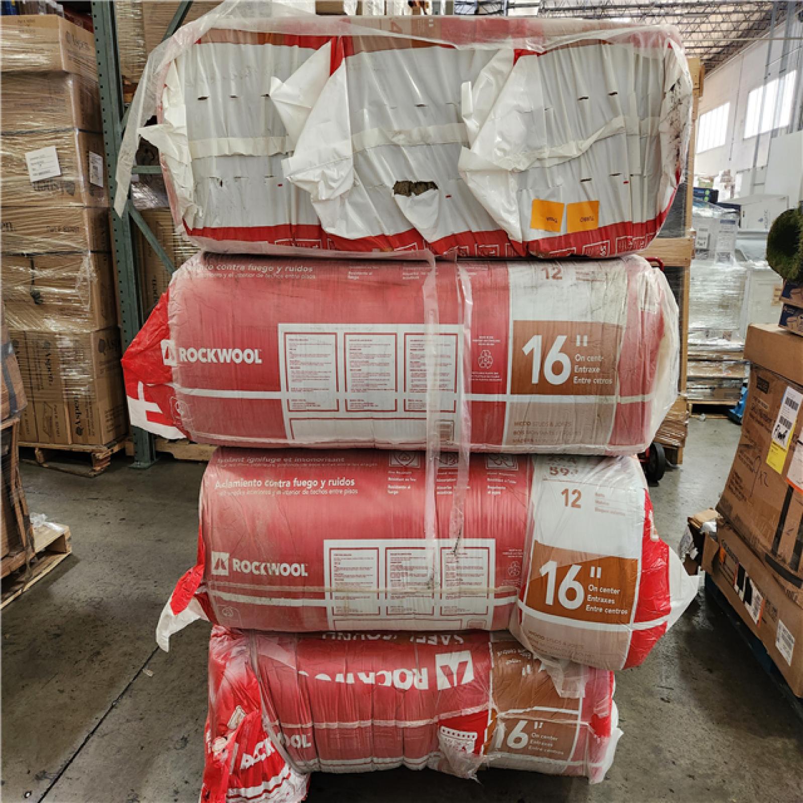 Phoenix Location ROCKWOOL Safe 'n' Sound 3 in. x 15-1/4 in. x 47 in. Soundproofing and Fire Resistant Stone Wool Insulation Batt (716 sq. ft. 12 Bags)