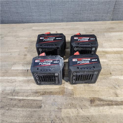 HOUSTON LOCATION - AS-IS MILWAUKEE FORGE BATTERY PACK QTY - 4